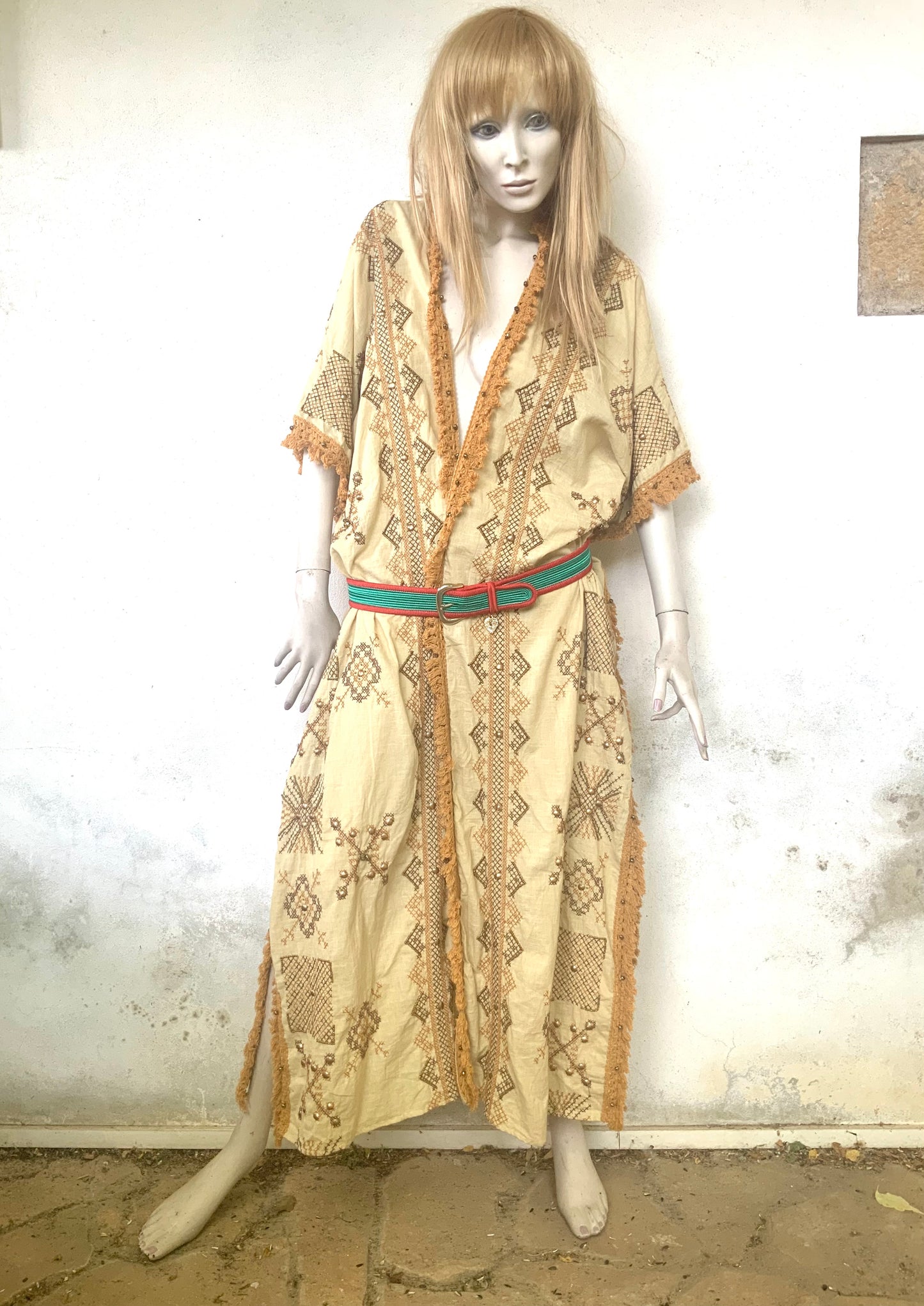 Veste Kaftan longue et brodée BAROK