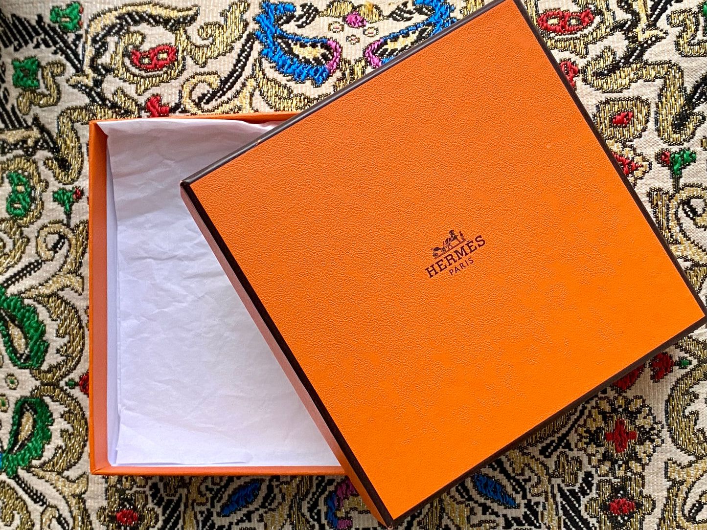 Sautoir Clochette Hermès grand modèle en cuir bleu