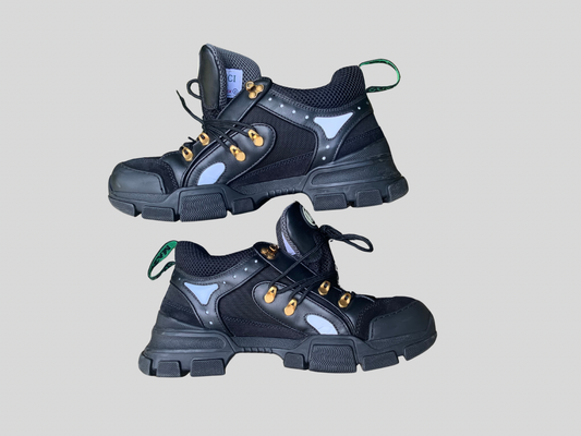 SNEAKERS FLASHTREK SEGA NOIR GUCCI size 8