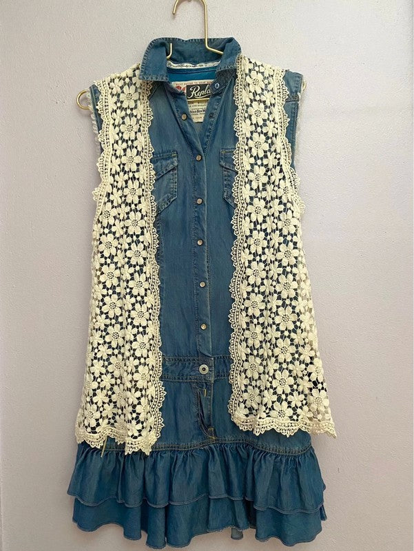 Joli gilet en dentelle the Kooples