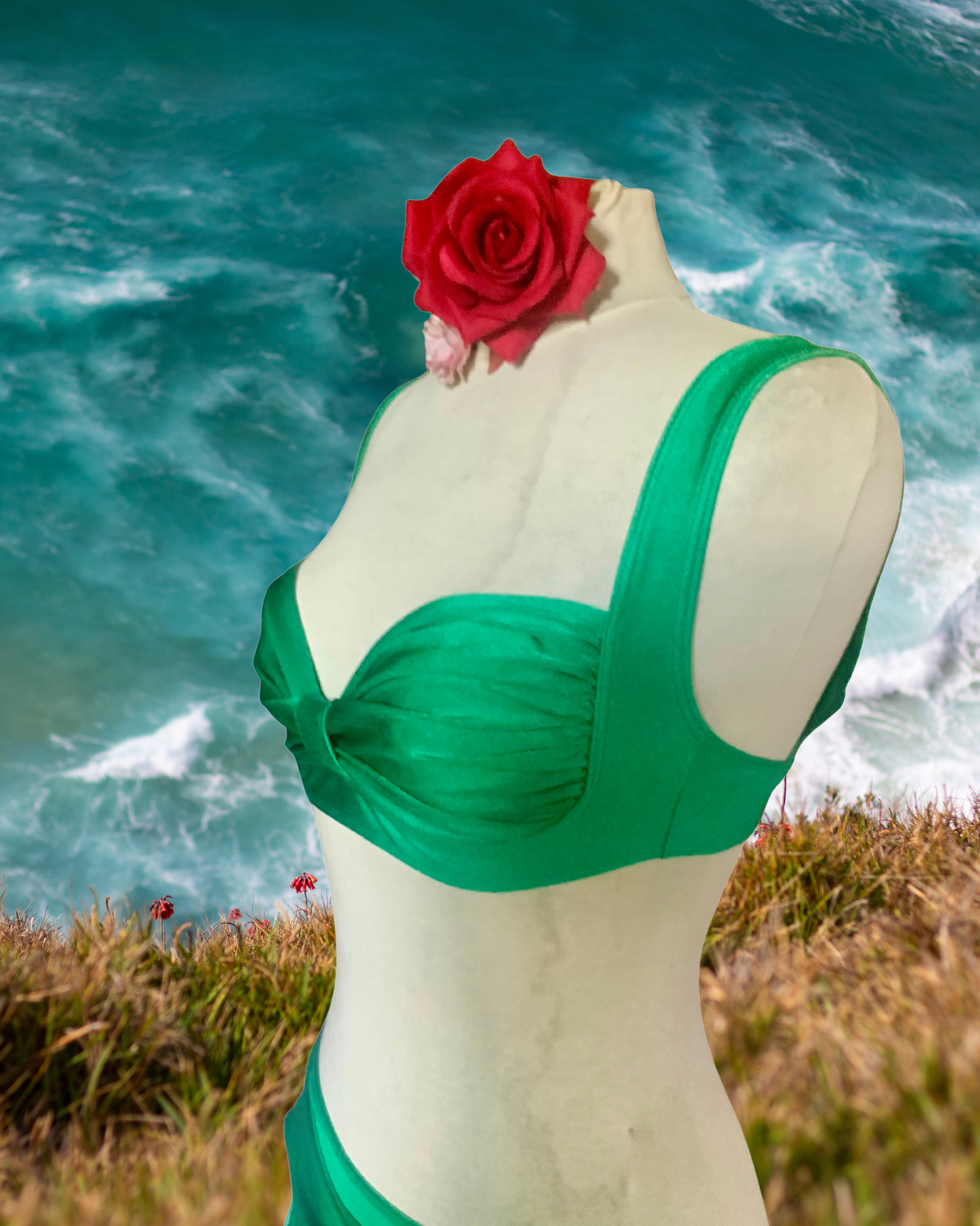Bikini vert émeraude Dior vintage T 42