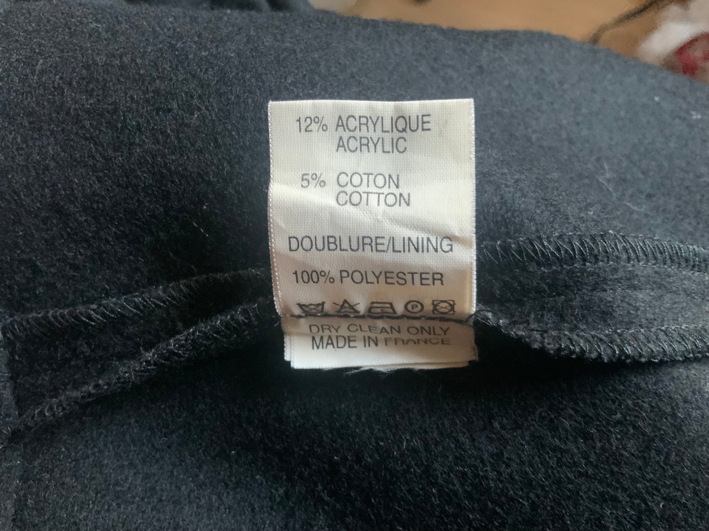 Jupe maxi Nathalie Garçon noire avec broderies multicolores