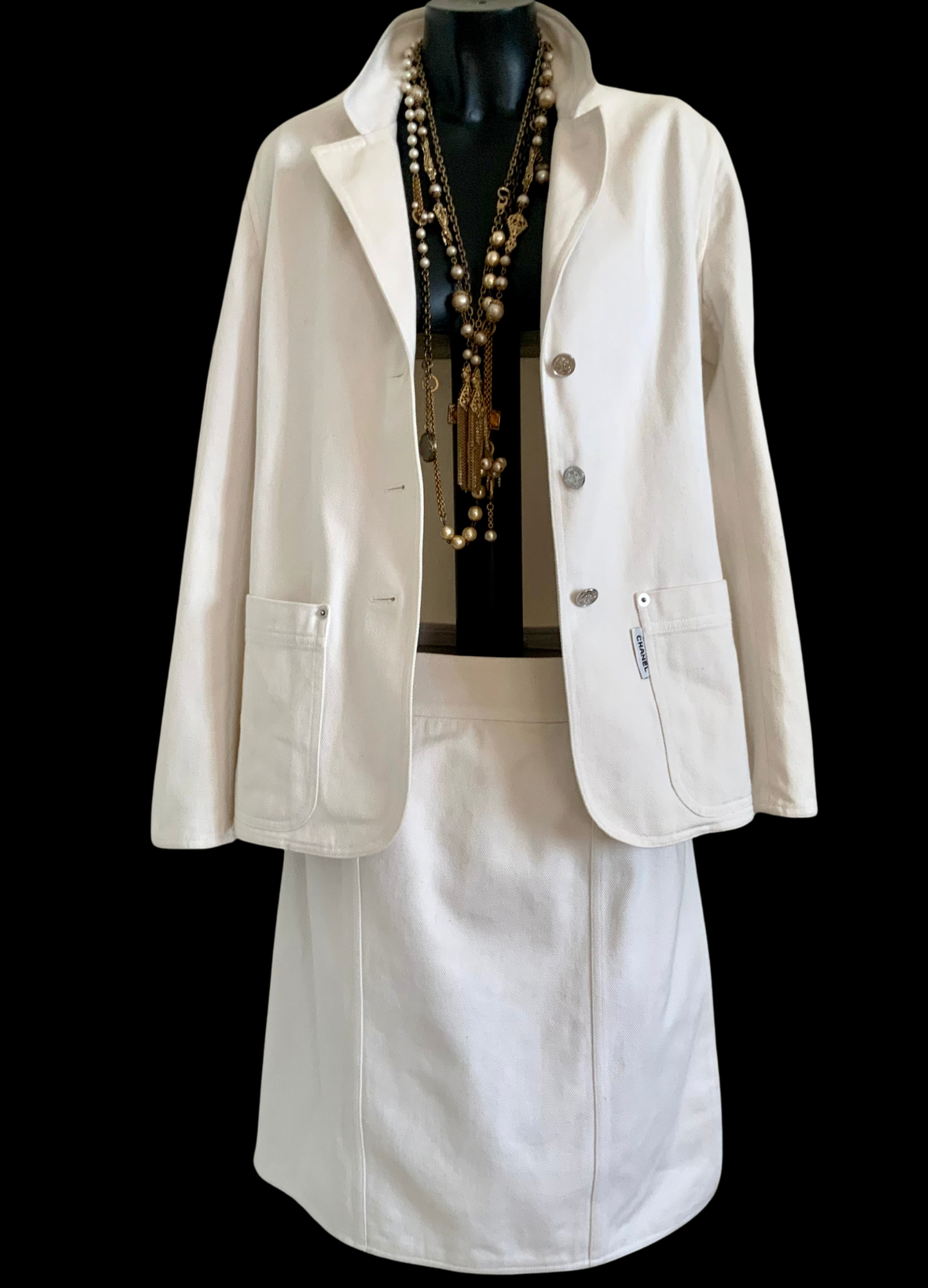 Ensemble veste et  jupe Chanel vintage