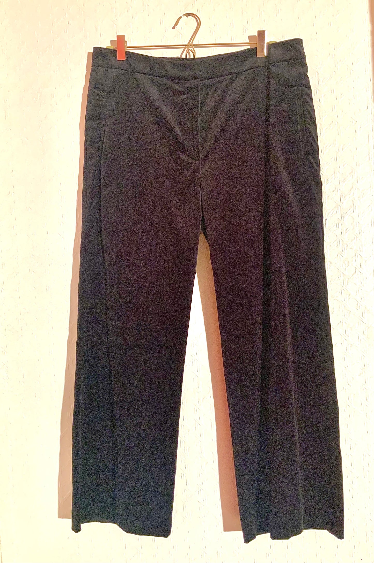 Pantalon large en velours noir Missoni