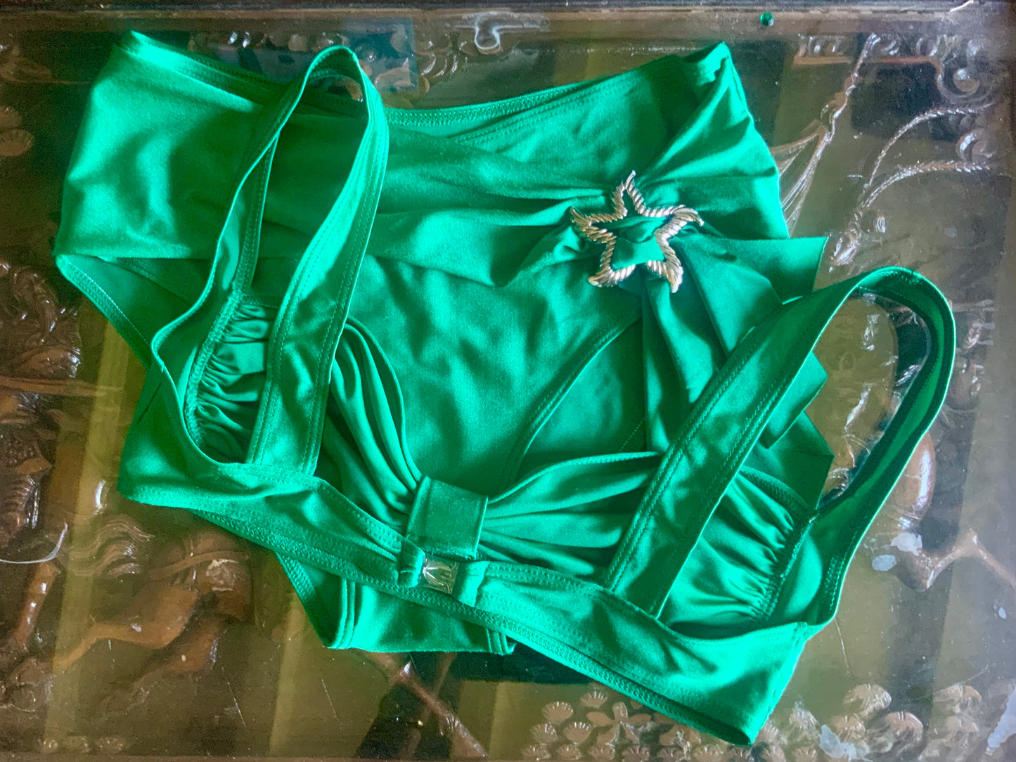 Bikini vert émeraude Dior vintage T 42