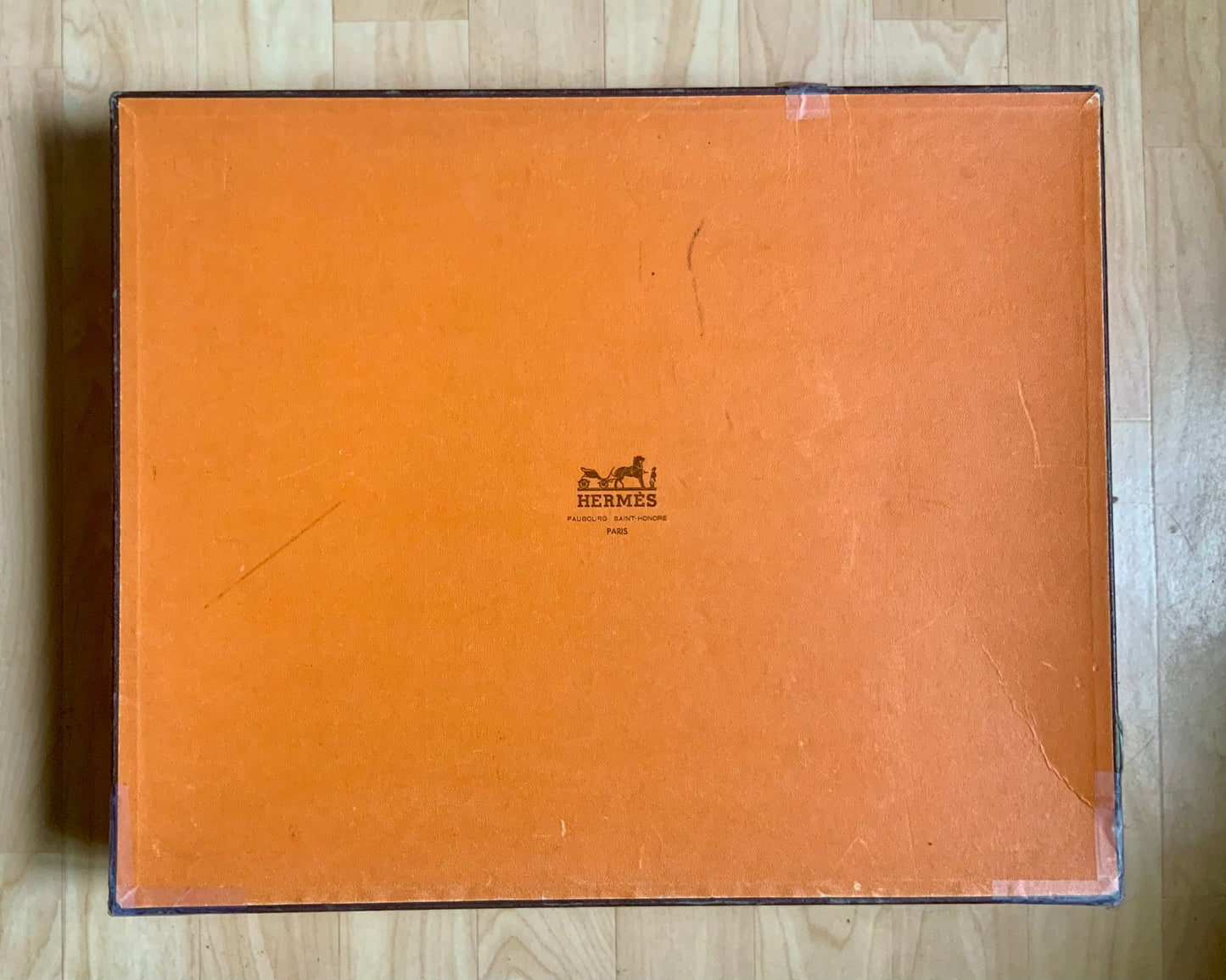 Sac à dépêches HERMES en cuir vintage