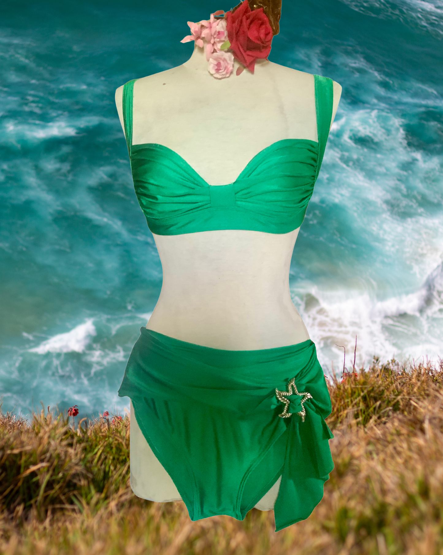 Bikini vert émeraude Dior vintage T 42
