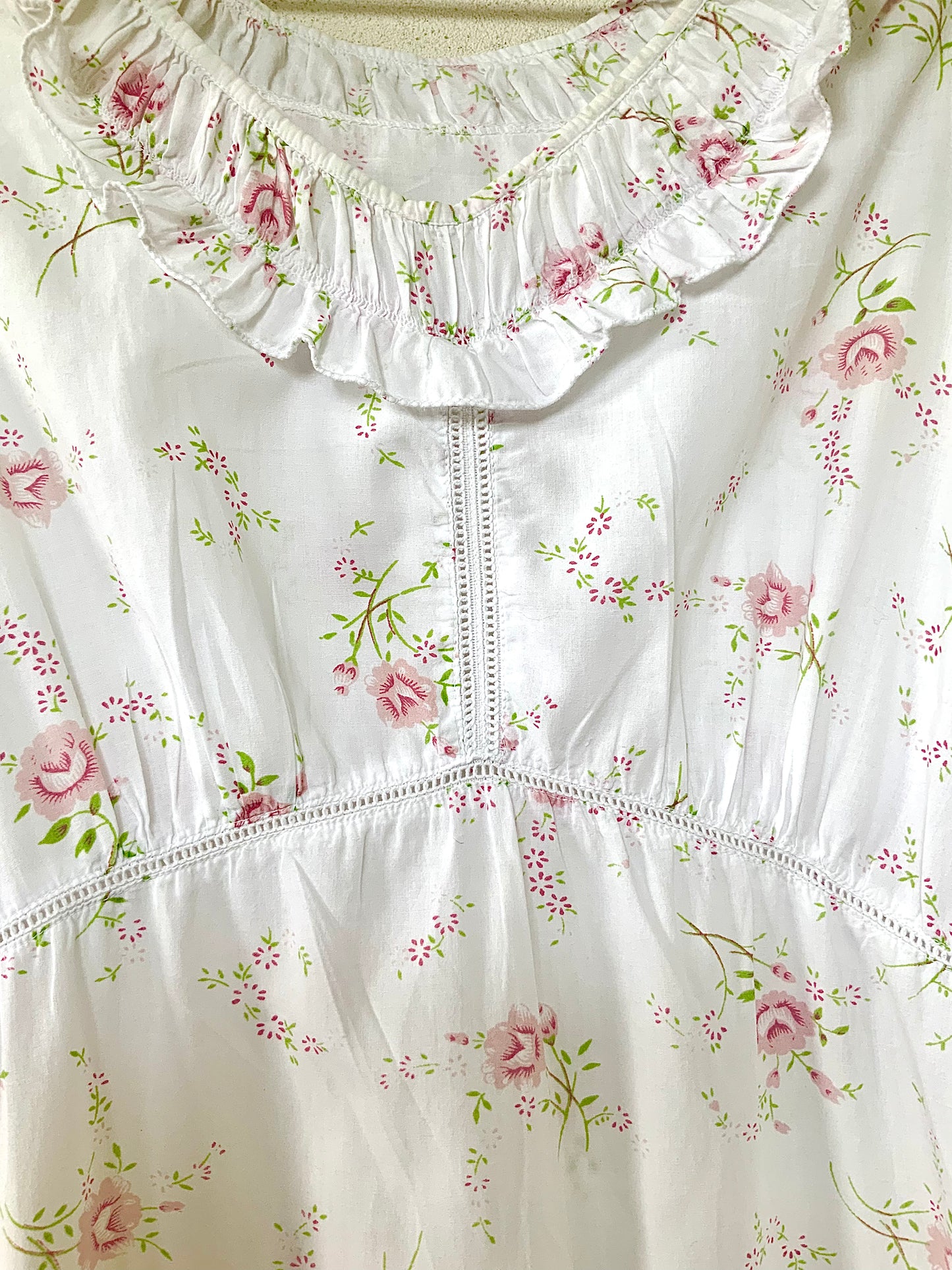 Chemise de nuit fleurie vintage