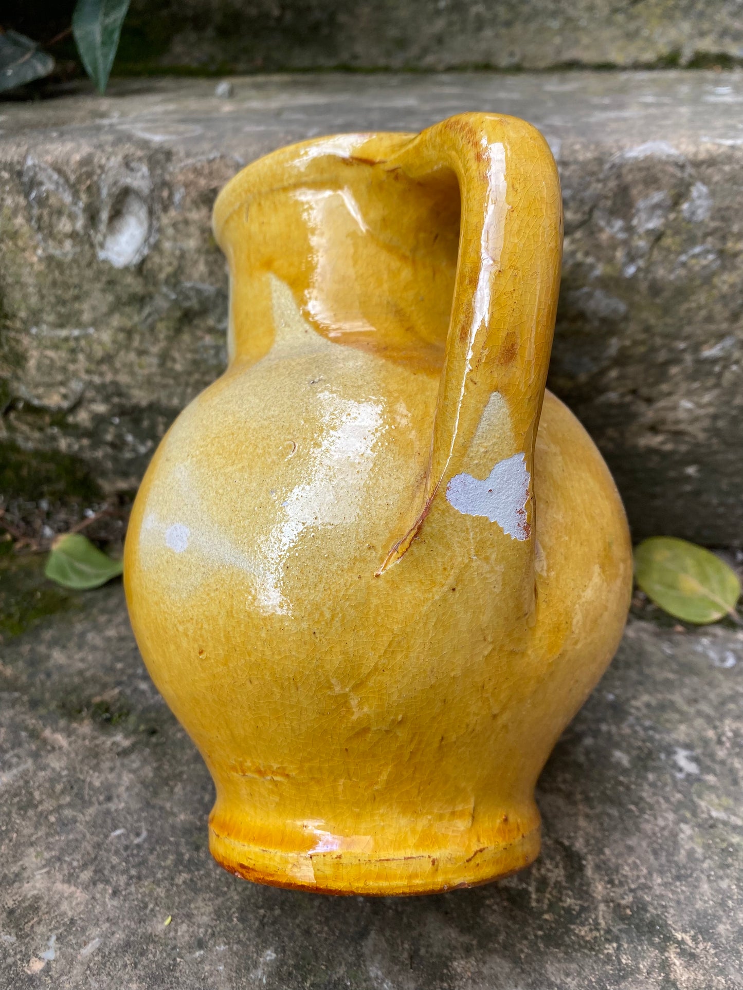 Vase cruche vintage de la verrerie de Maure Vieil Vase cruche vintage de la verrerie de Maure Vieil