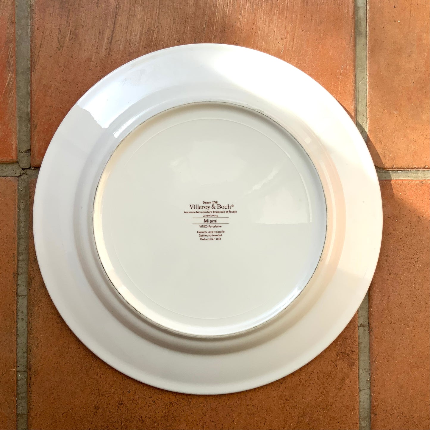 Lot de 6 assiettes Collection Miami Villeroy & Boch