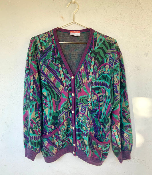 Cardigan multicolore Missoni vintage