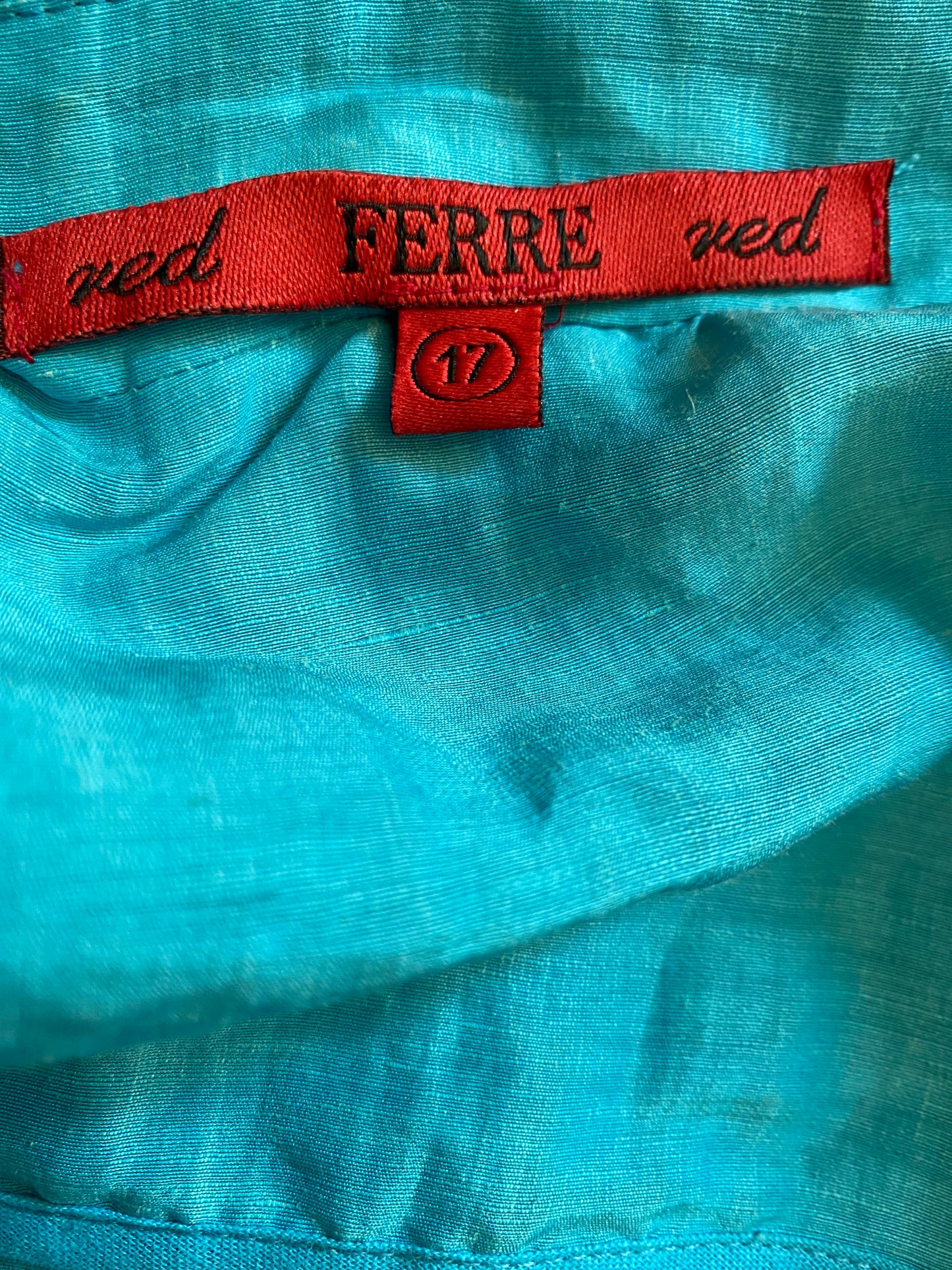 Veste turquoise Ferré