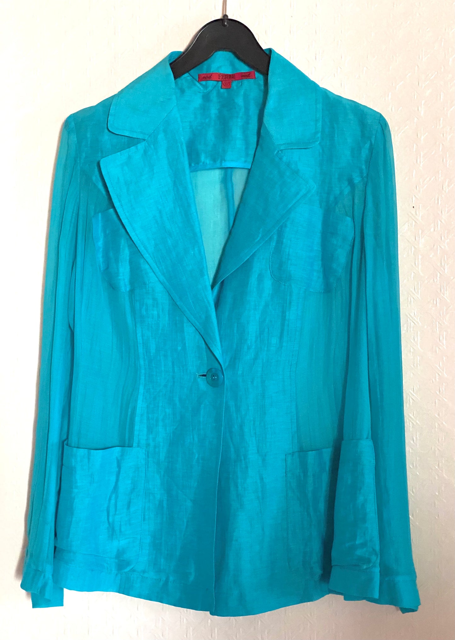 Veste turquoise Ferré