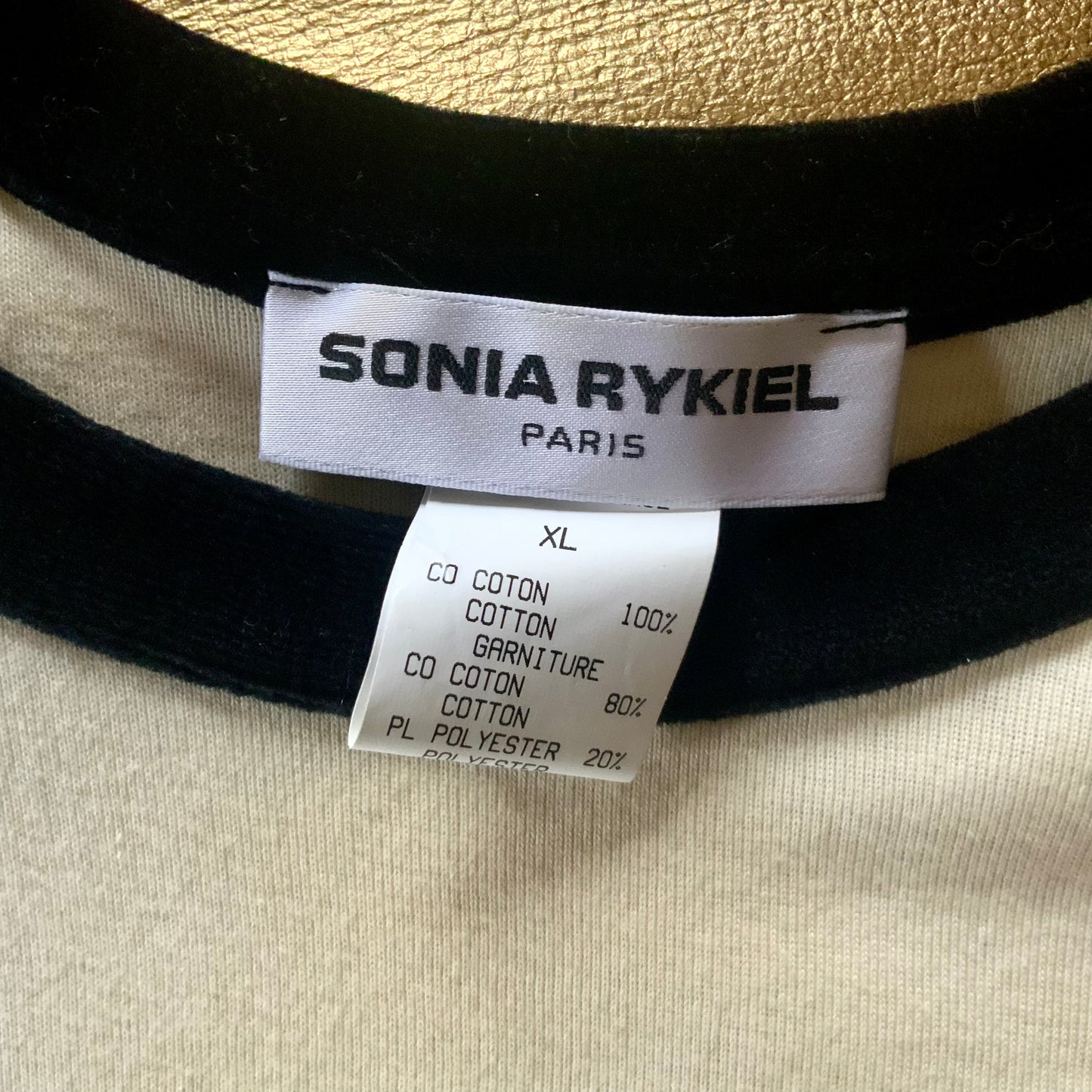 Top velours Sonia Rykiel vintage