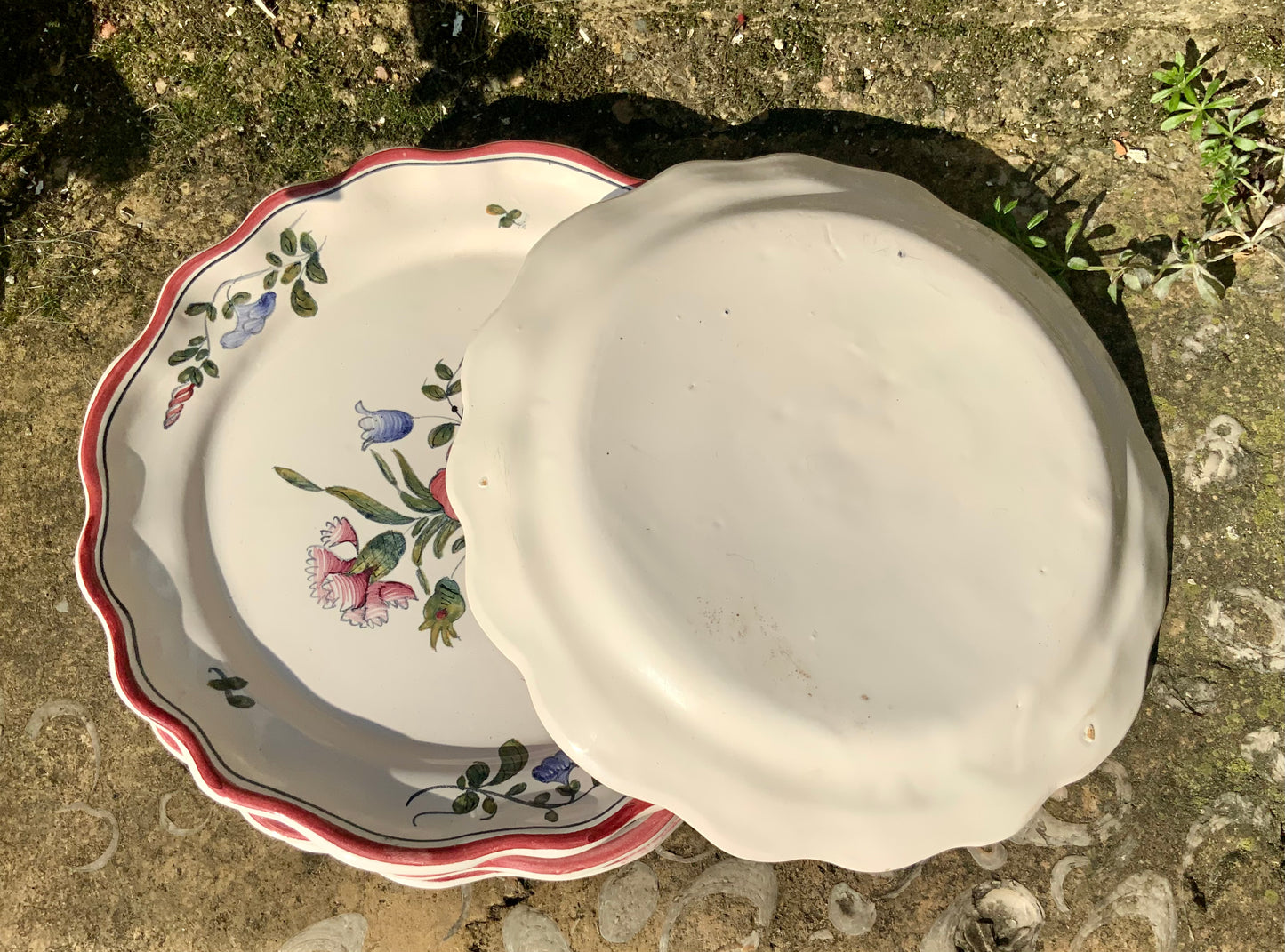 4 Assiettes en céramique vintage