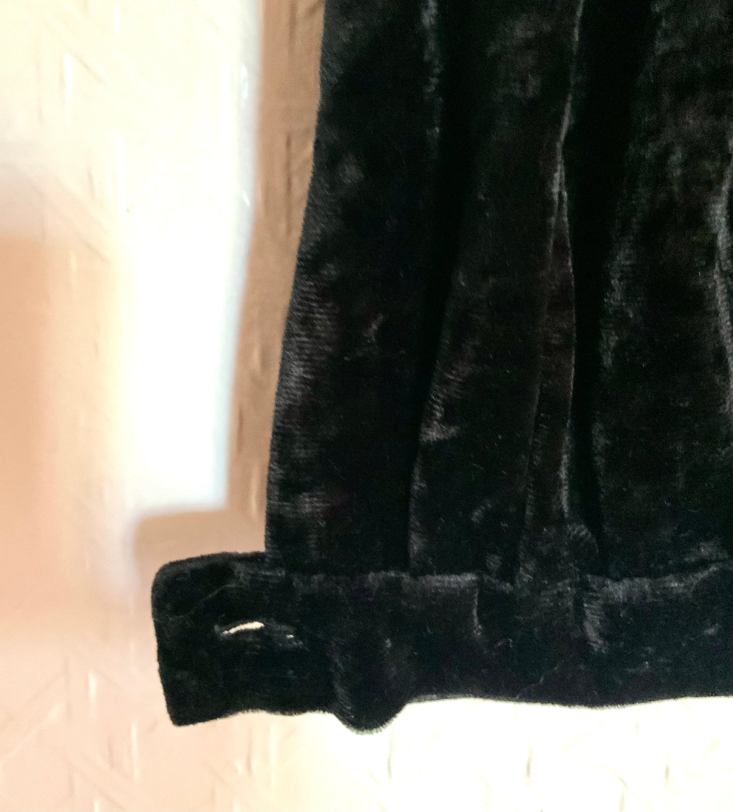 Pantalon et veste en velours noir Sonia Rykiel vintage