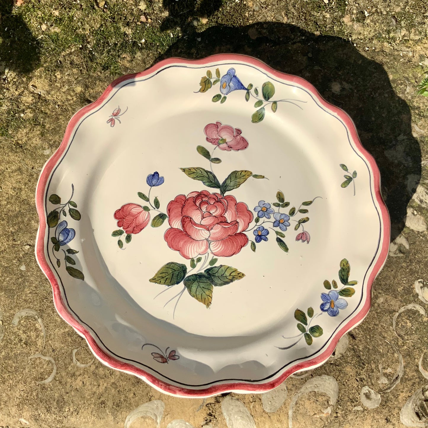 4 Assiettes en céramique vintage