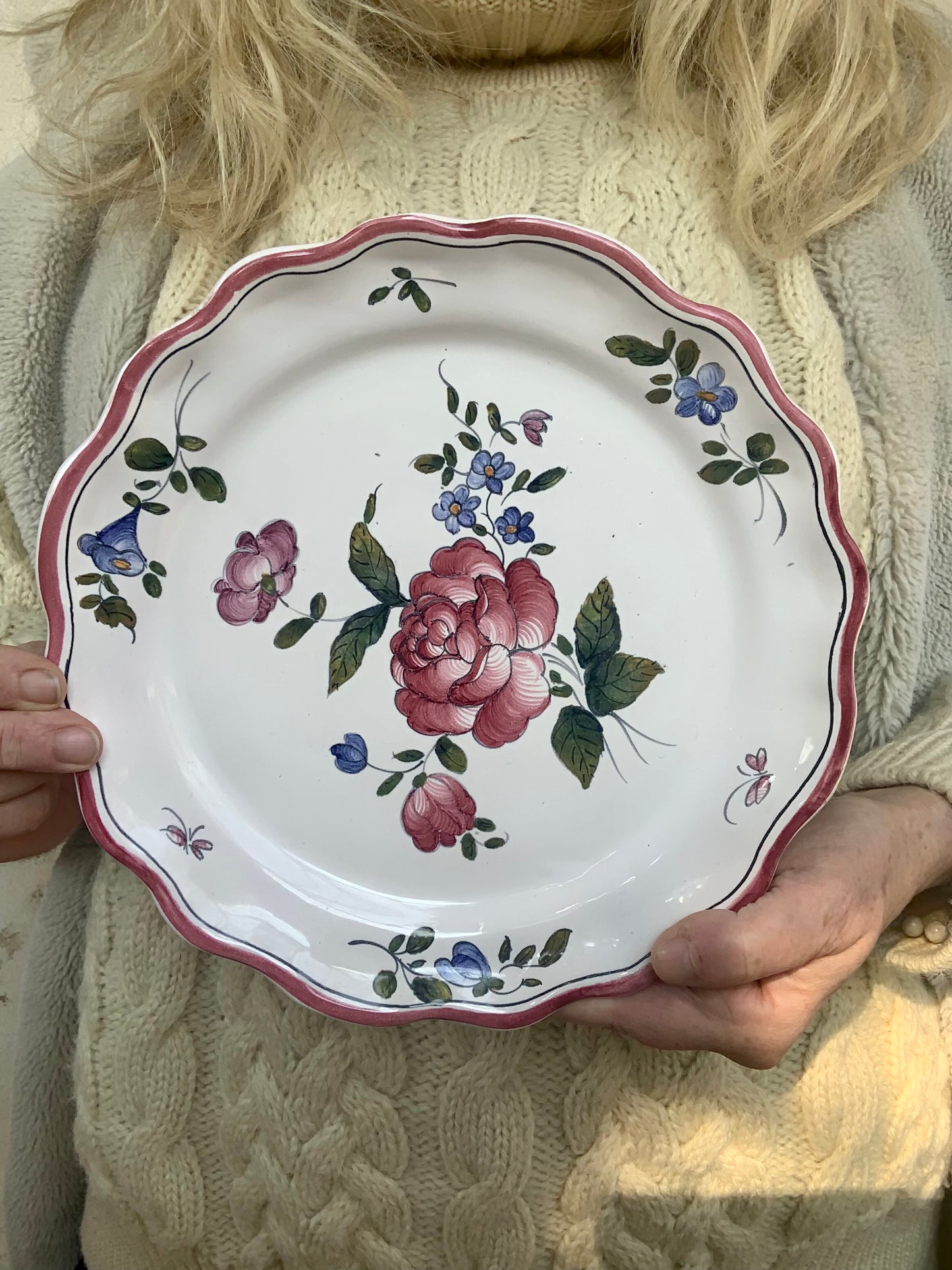 4 Assiettes en céramique vintage