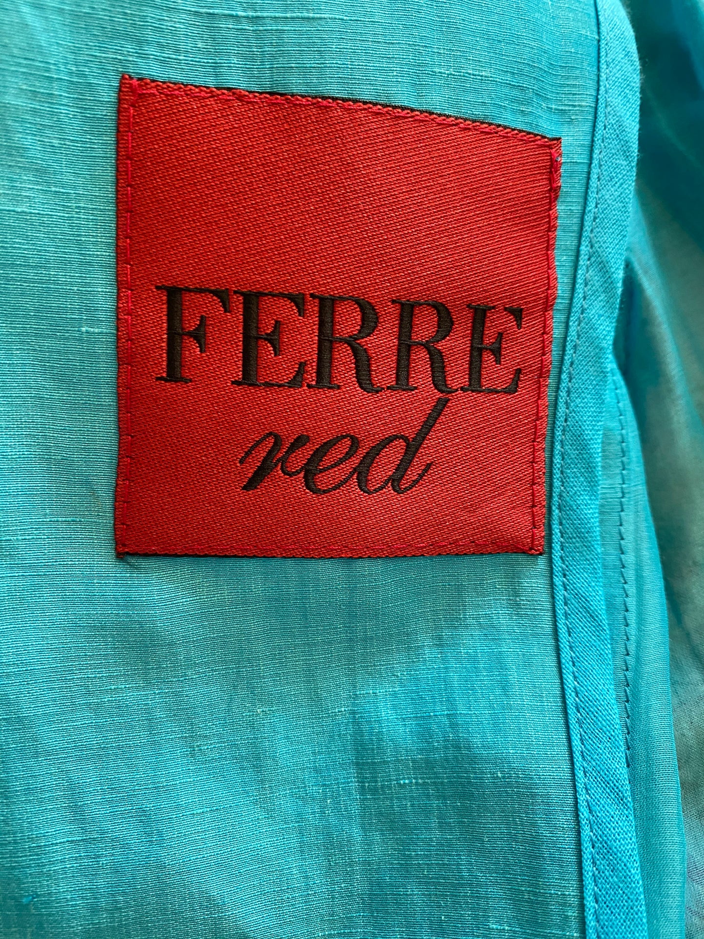 Veste turquoise Ferré