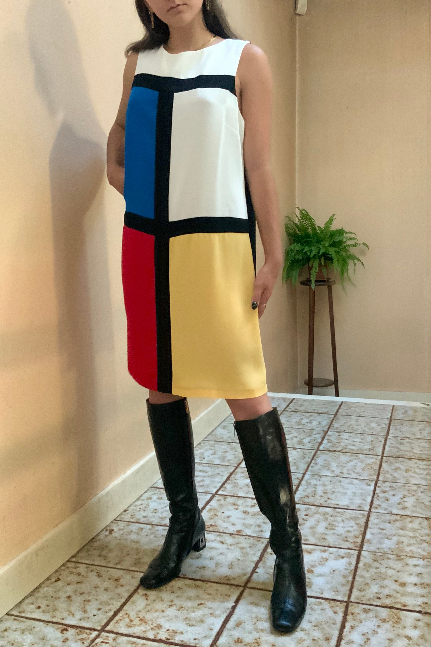 Robe style Mondrian vintage