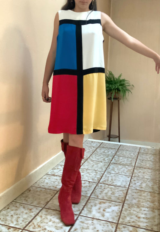 Robe style Mondrian vintage