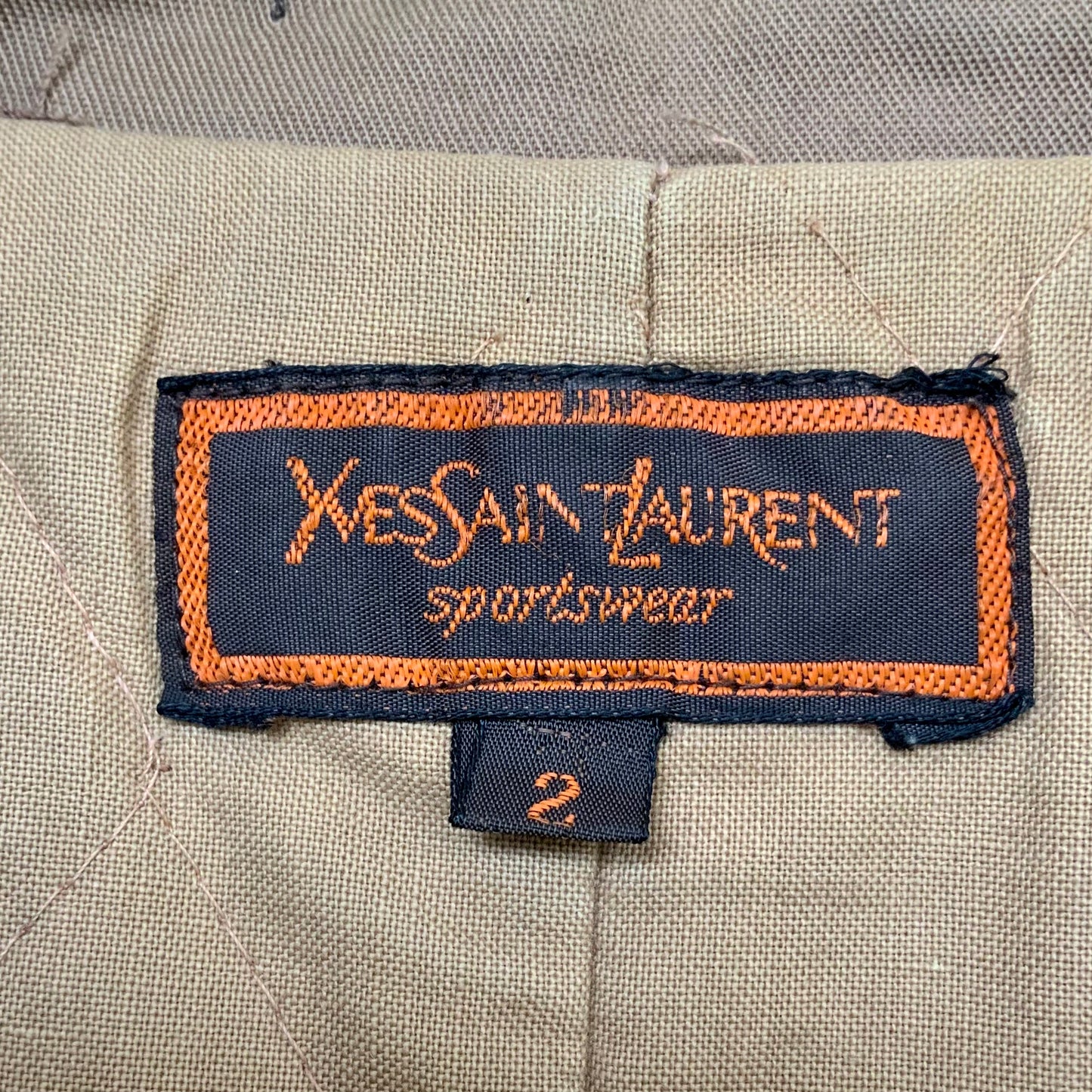 Trench court beige Yves Saint Laurent vintage